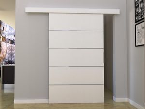Schuifdeur CLOVIS 106 cm wit