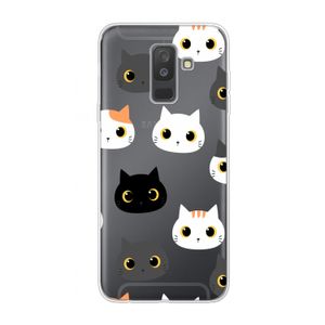 Katten: Samsung Galaxy A6 Plus (2018) Transparant Hoesje
