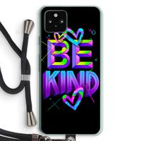 Be Kind: Pixel 5a 5G Transparant Hoesje met koord
