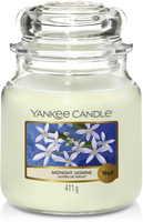 Yankee Candle Geurkaars Medium Midnight Jasmine - 13 cm / ø 11 cm - thumbnail