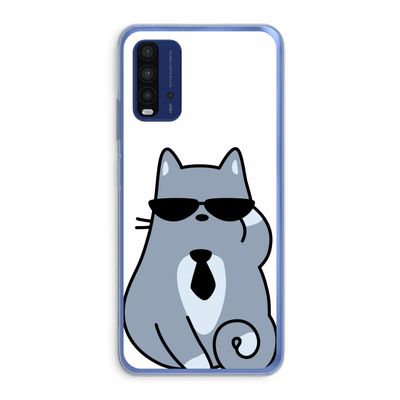 Cool cat: Xiaomi Redmi 9T Transparant Hoesje