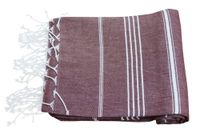 Hamamdoek 100%katoen 100x180cm Bordeaux Hamamdoek 100%katoen 100x180cm Bordeaux