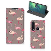 Motorola G8 Plus | Hoesje maken | Flamingo