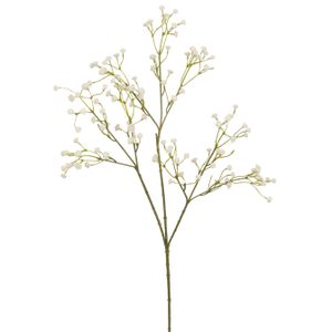 Kunstbloemen Gipskruid/Gypsophila takken gebroken wit 60 cm