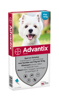Advantix Spot-On Hond 100/500 4-10kg - 4 pip Advantix Spot-On Hond 100/500 4-10kg - 4 pip