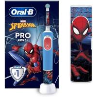 Elektrische tandenborstel - ORAL-B - Kinderen 1 Marvel Spider-Man handvat - 1 opzetborstel - 1 reisetui - 3 jaar en ouder