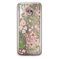 Botanical sweet flower heaven: Motorola Moto G6 Transparant Hoesje