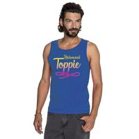 Blauw Helemaal Toppie mouwloos shirt heren Blauw Helemaal Toppie mouwloos shirt heren
