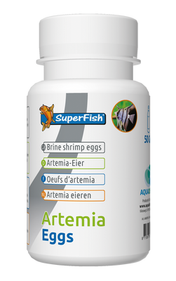Superfish Artemia Eieren 50g - Voeding Zoet- & Zoutwateraquarium - Snelgroeiend Levend Voer