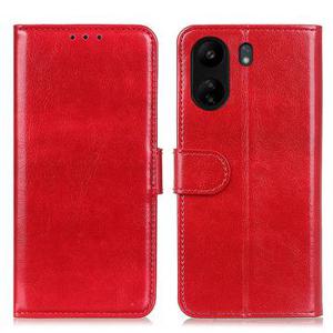 Xiaomi Poco C65/Redmi 13C Portemonnee Hoesje met Magneetsluiting - Rood