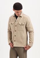 No- Excess Overshirt Button Closure Melange 29510821sn Overshirt 043 Khaki