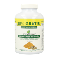 Livinggreens Gewrichten formule curcuma & collageen complex 300 Tabletten