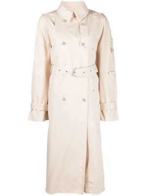 MOSCHINO JEANS trench à boutonnière croisée - Tons neutres