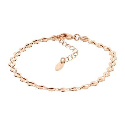 Kalli Armband Ruitvormig Rosé | 2518