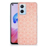 OPPO A96 | OPPO A76 TPU bumper Pattern Orange - thumbnail