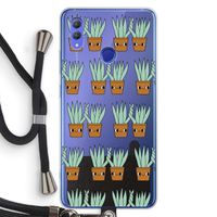 Sansevieria: Honor Note 10 Transparant Hoesje met koord Sansevieria: Honor Note 10 Transparant Hoesje met koord