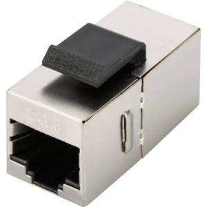 Digitus RJ45 Netwerk Adapter CAT 5, CAT 5e, CAT 6 [1x RJ45-bus - 1x RJ45-bus] Grijs