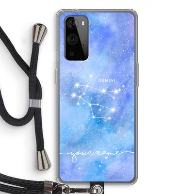 Sterrenbeeld - Licht: OnePlus 9 Pro Transparant Hoesje met koord