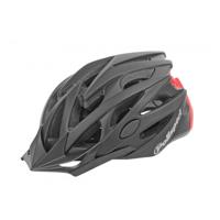 Polisport helm twig mat zwart /rood l 58-61cm easy-lock