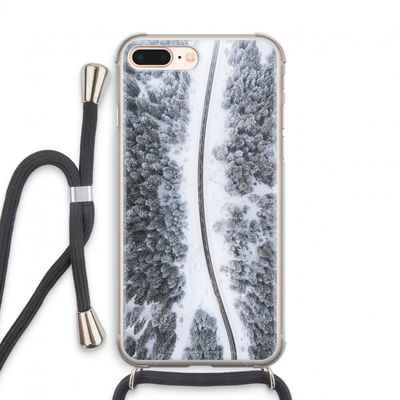 Snøfall: iPhone 8 Plus Transparant Hoesje met koord