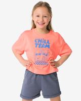 HEMA Kinder T-shirt Ijsjes Perzik (perzik)