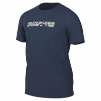Heren-T-Shirt met Korte Mouwen Nike TEE ESS CORE 4 DM6409 410 Marineblauw - Maat: M