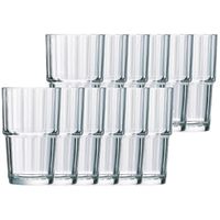 12x Longdrink glazen transparant 270 ml Norvege - thumbnail