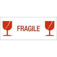 Waarschuwingsetiket fragile 500 stuks