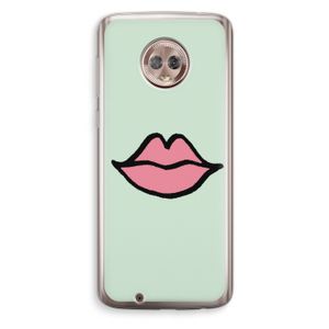 Kusje: Motorola Moto G6 Transparant Hoesje