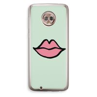 Kusje: Motorola Moto G6 Transparant Hoesje Kusje: Motorola Moto G6 Transparant Hoesje