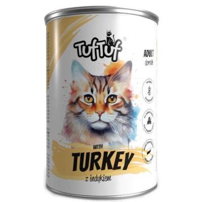 TUF TUF Maaltijd met kalkoen - natvoer voor katten - 400g