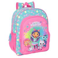 Schoolrugzak Gabby's Dollhouse Confetti Roze Turkoois 32 x 38 x 12 cm
