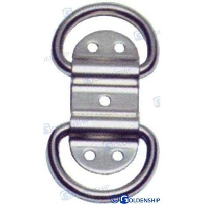Anillas GS72025B - PLACA DOBLE ANILLA (PACK 5