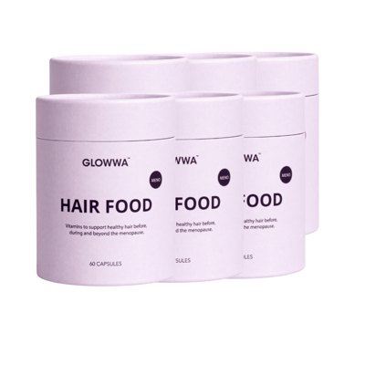 Glowwa Hairfood Meno 6 x 60 Capsules