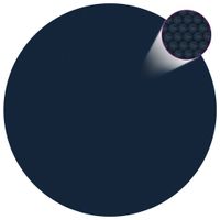 Zwembadfolie solar drijvend 417 cm PE zwart en blauw - thumbnail