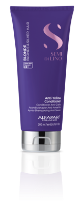 Alfaparf Semi di Lino Blonde & Brunette Blonde Anti-Yellow Conditioner 200ml | Voor Blond Haar