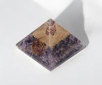 Orgoniet Piramide Amethist - Orgoniet & Shungiet - Spiritueelboek.nl