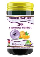 SNP Zink 50mg + gebufferde vitamine C puur 60 Vegetarische capsules