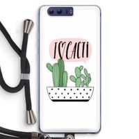I love cacti: Honor 9 Transparant Hoesje met koord