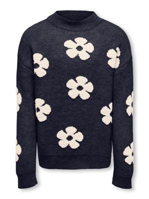 Kids ONLY winter sweater meisjes - blauw - KogNaja - regular fit, gebreid