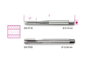 Beta Machinetappen voor doorlopende gaten HSS 428FP 24 - 004280024