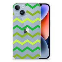 Apple iPhone 14 | TPU bumper | Zigzag Groen
