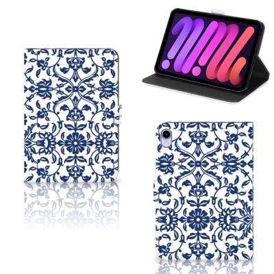 iPad Mini 6 (2021) Tablet Cover Flower Blue iPad Mini 6 (2021) Tablet Cover Flower Blue