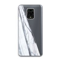 Gestreepte marmer: Xiaomi Redmi Note 9 Pro Transparant Hoesje