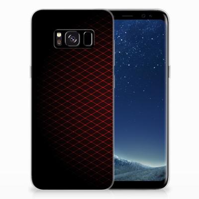 Samsung Galaxy S8 | TPU bumper | Geruit Rood