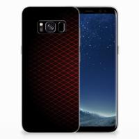 Samsung Galaxy S8 | TPU bumper | Geruit Rood