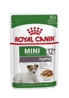 Royal Canin Mini Ageing 12+ natvoer hondenvoer zakjes 12x85g - thumbnail