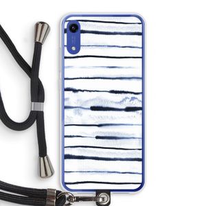 Ink Stripes: Honor Play 8A Transparant Hoesje met koord