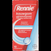 Rennie Calciumcarbonaat 750 mg Suikervrij bij Jumbo