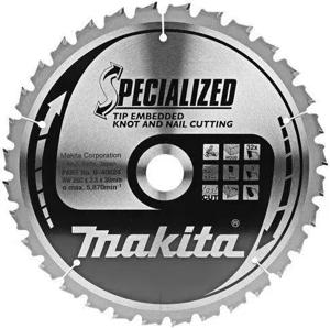 Makita Afkortzaagblad voor Hout | Specialized: Noest/Spijker | Ø 260mm Asgat 30mm 32T - B-40624